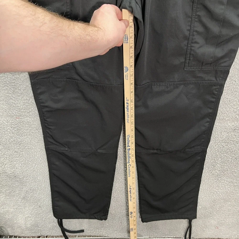511 Tactical Pants Mens Large Long Black Ripstop Relaxed Fit TDU Cargo Workwear‎